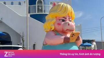 تجولت تميمة الحصان ذات الوجه العابس، والتي كانت تحمل هاتف آيفون 17، على ضفاف شاطئ نهون لي.